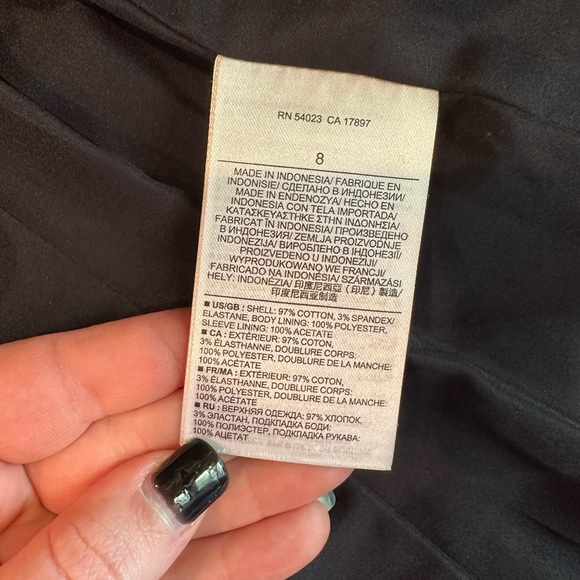 Women’s black Banana Republic Blazer Size 8 - Picture 3 of 7